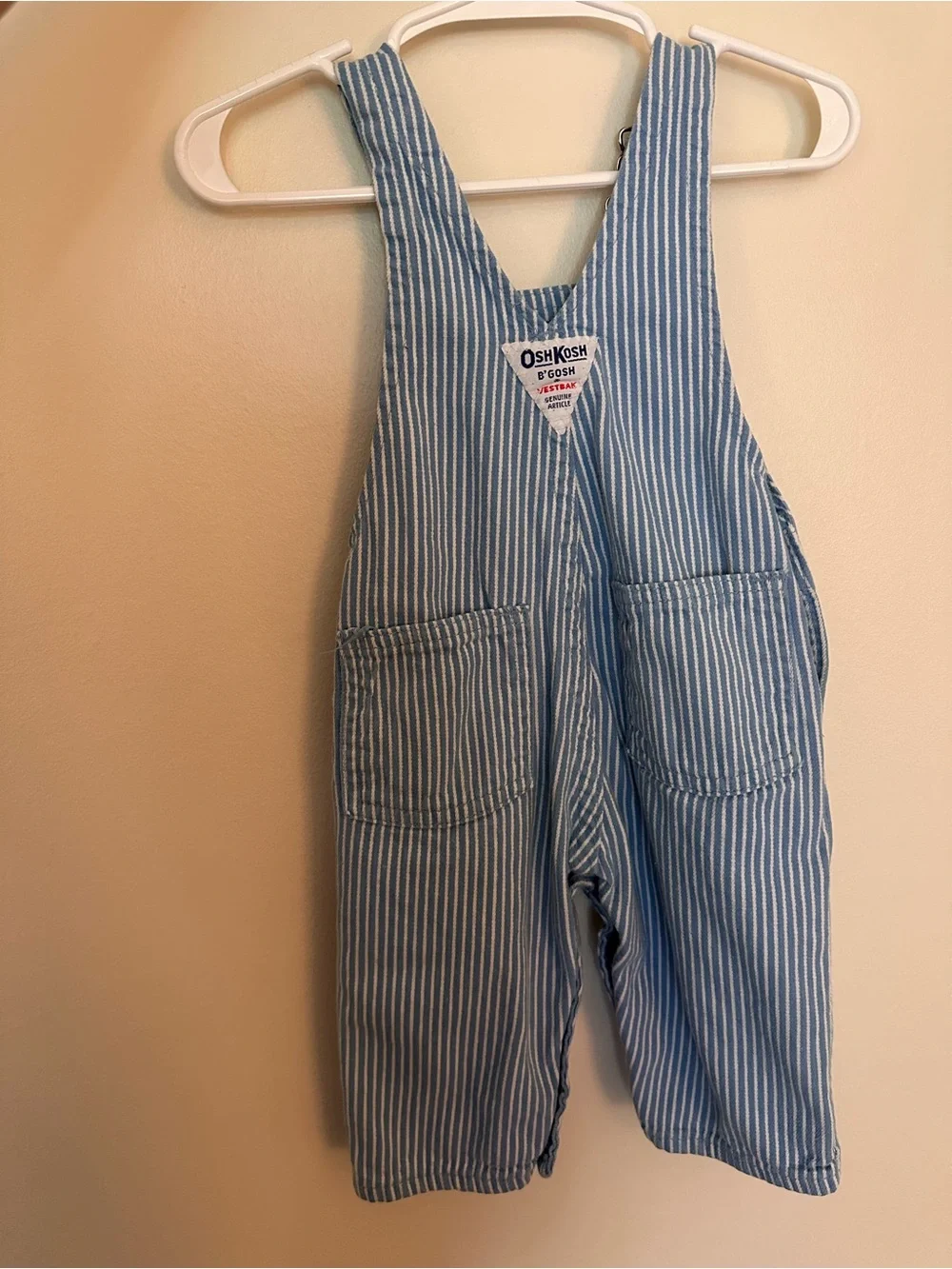 OshKosh B'gosh Hickory Striped Baby Overalls
